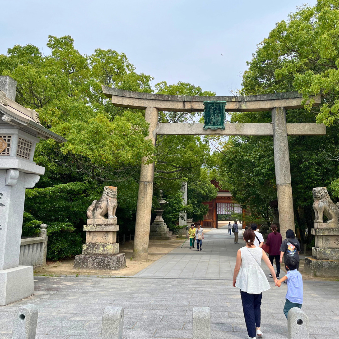 【大三島】大山祇神社の鳥居の写真