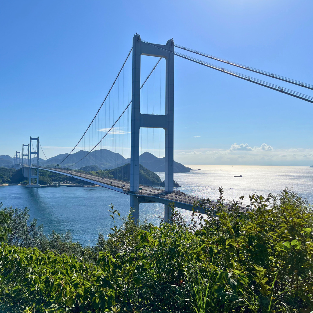 【今治】糸山展望台からの来島海峡大橋の写真