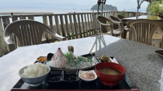 【大島】海の家魚蔵　漁師が営むお食事処…刺身がめちゃくちゃ新鮮！